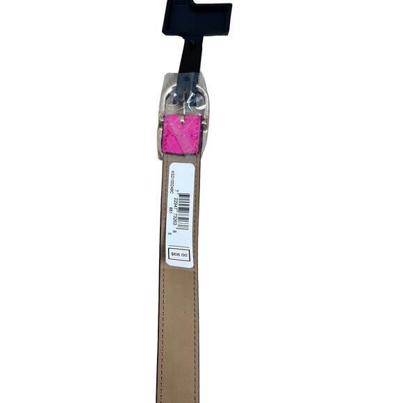 Kate Spade Leather Buckle Belt in Vivid Snap Small